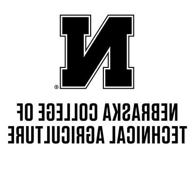 内布拉斯加州N标志与文字内布拉斯加州技术农业学院