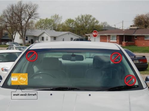 车辆显示正确的许可证位置